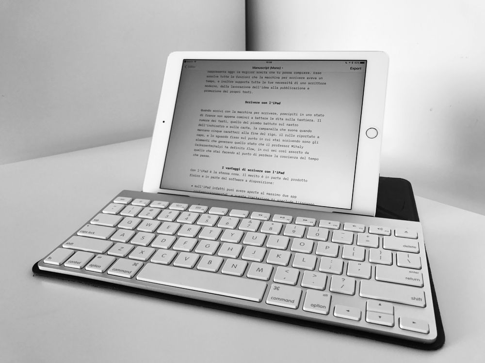L'iPad per scrivere